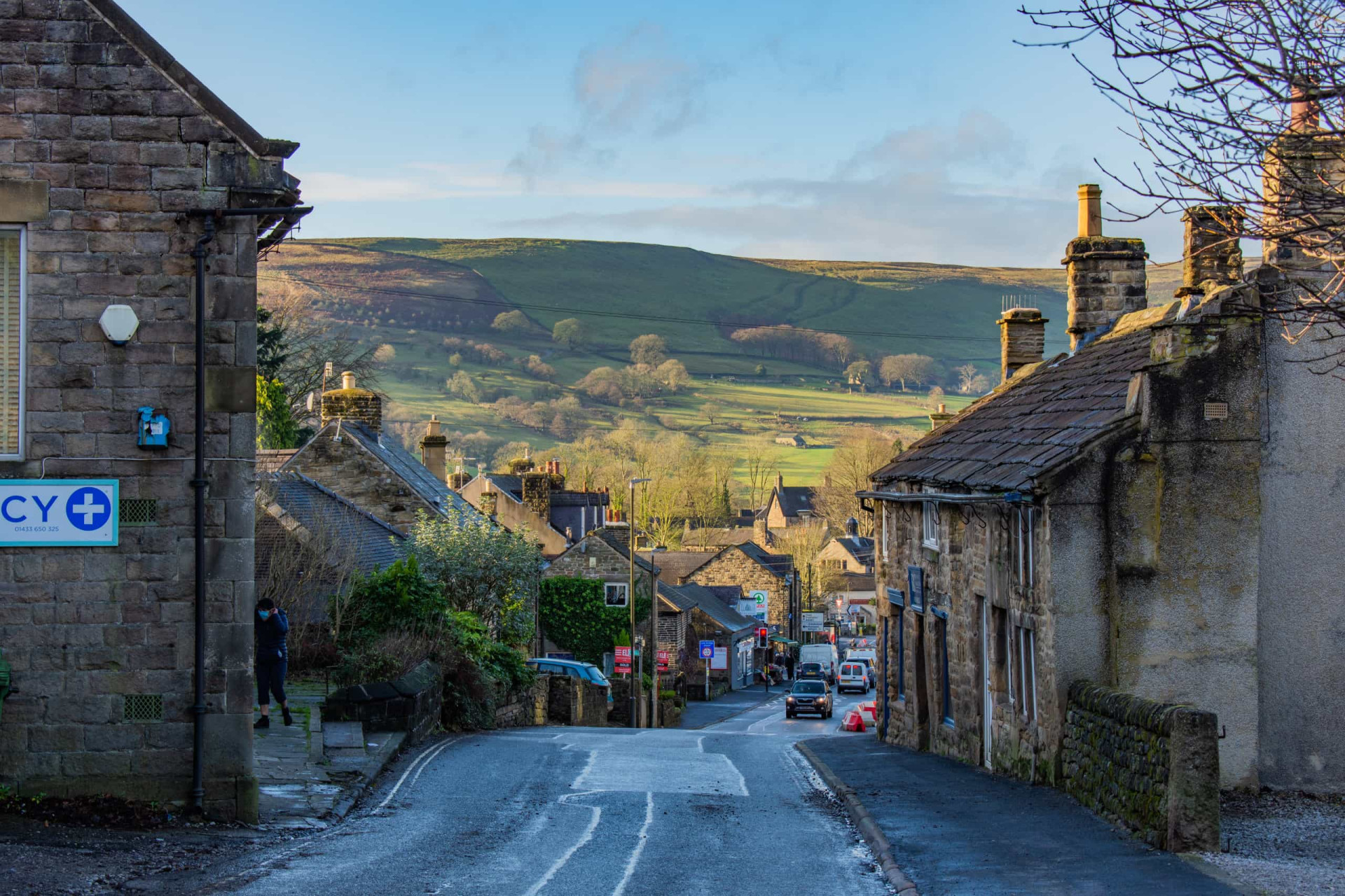 <p>If you are going around the Peak District in the UK, then you must stop at the adorable town of Hathersage, Derbyshire. Surrounding it are beautiful hiking trails and some great local pubs.</p>