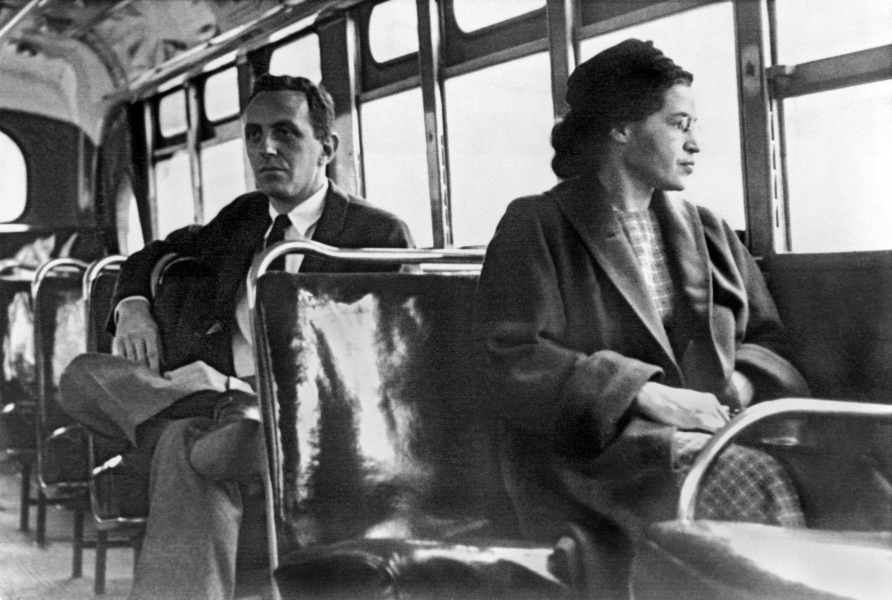 Rosa Parks became an <a href="https://www.womenshistory.org/education-resources/biographies/rosa-parks" rel="noreferrer noopener">icon of the American civil rights movement</a> after refusing to give up her seat on a bus to a white passenger in 1955. This event triggered the <a href="https://www.history.com/topics/black-history/montgomery-bus-boycott" rel="noreferrer noopener">Montgomery bus boycott</a> under the leadership of Martin Luther King Jr. In fact, Rosa Parks was not the first to dare to challenge racial segregation in Alabama's transportation system. <a href="https://slate.com/news-and-politics/2002/09/is-barbershop-right-about-rosa-parks.html" rel="noreferrer noopener">Claudette Colvin and Mary Louise Smith</a> preceded her but were deemed unworthy to represent the movement.
