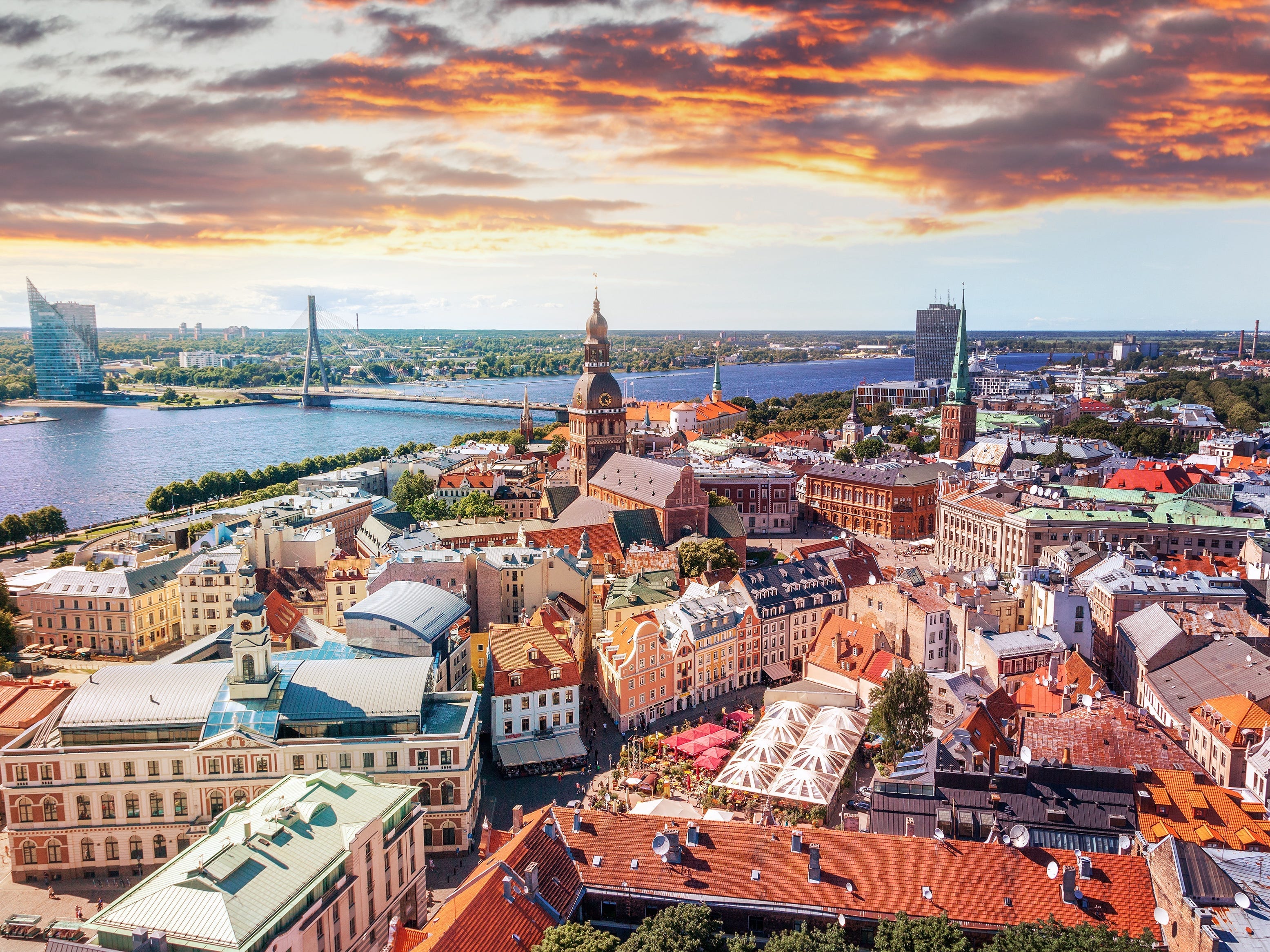 9. Latvia, Slovakia, and Slovenia passport holders can visit 186 countries without visas in 2024.