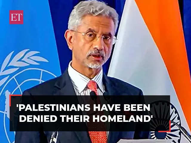 Israel-Palestine conflict: 'Underlying fact is that Palestinians have been denied their homeland', says EAM Jaishankar