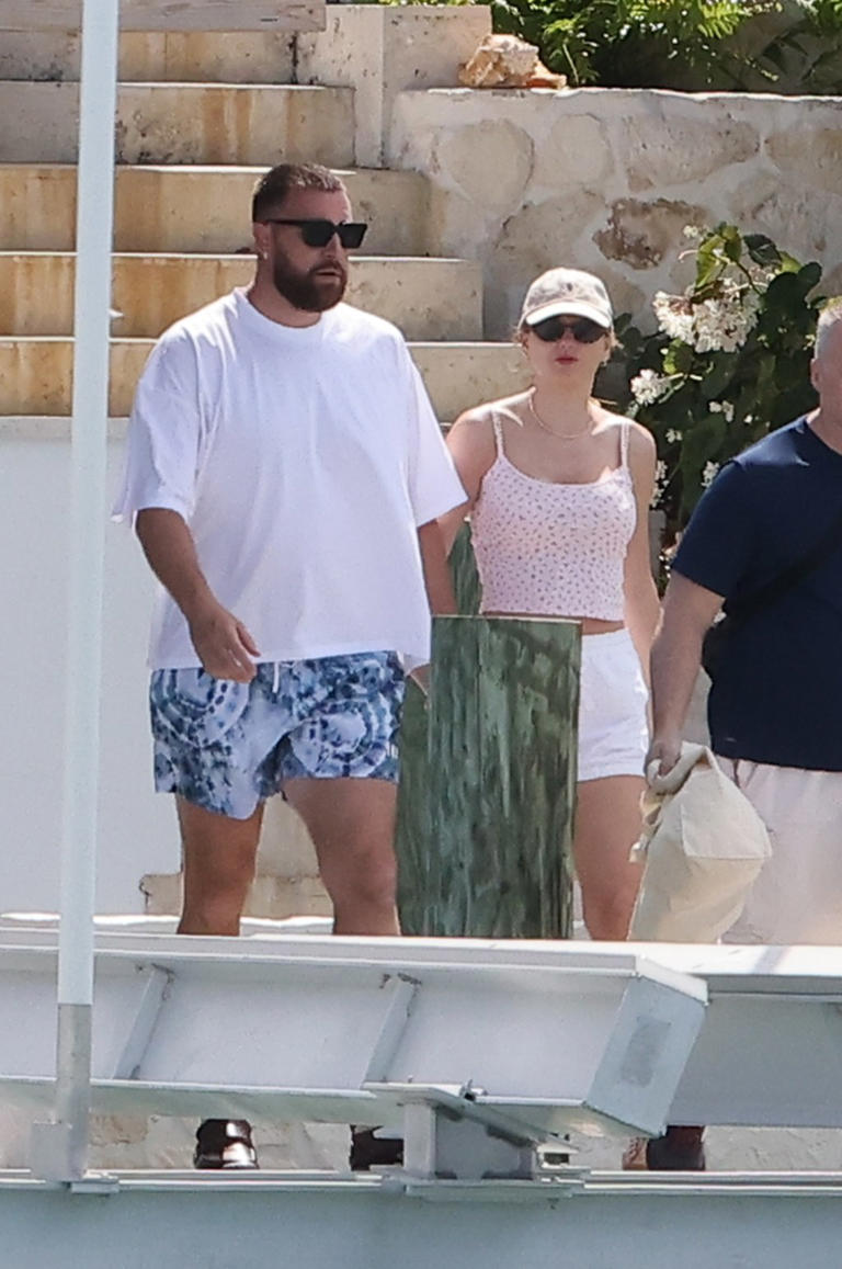 New photos emerge of Taylor Swift and Travis Kelce from PDA-filled Bahamas trip