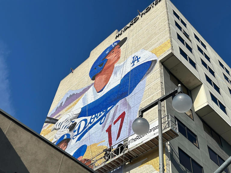 150-foot-tall Shohei Ohtani mural unveiled in Little Tokyo