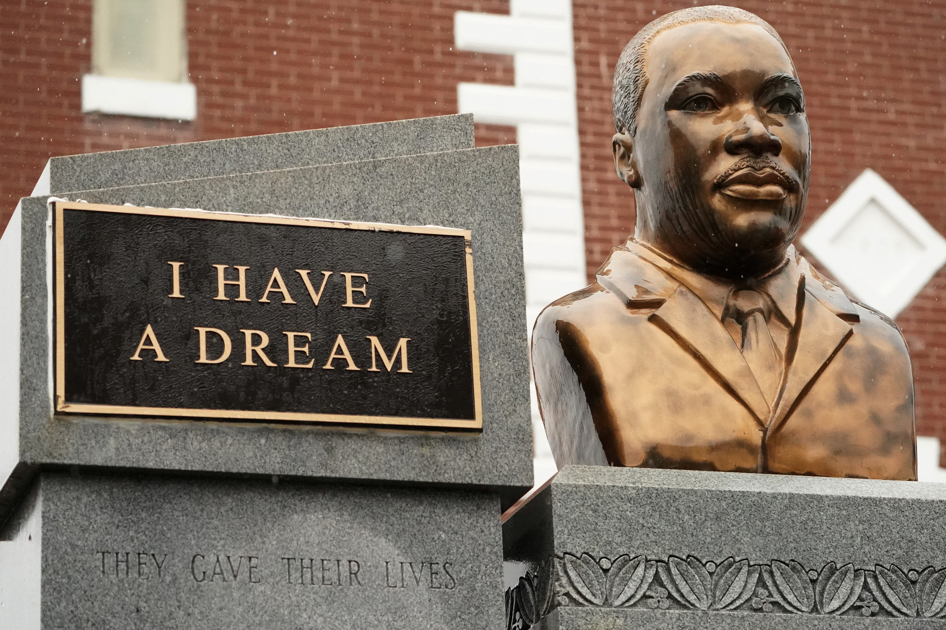 A bust of Martin Luther King Jr. is pictured in Selma, Alabama.<p>You may also like:<a href="https://www.starsinsider.com/n/434689?utm_source=msn.com&utm_medium=display&utm_campaign=referral_description&utm_content=347864v15en-us"> Things that can make your home a target for burglars</a></p>