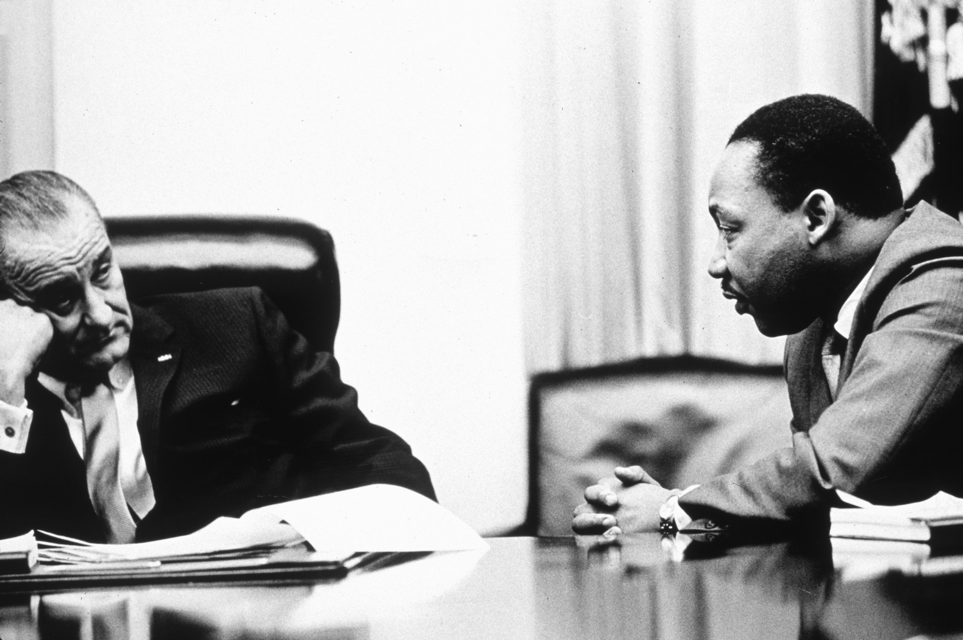 The civil rights leader made several visits to Washington to confer with LBJ.<p><a href="https://www.msn.com/en-us/community/channel/vid-7xx8mnucu55yw63we9va2gwr7uihbxwc68fxqp25x6tg4ftibpra?cvid=94631541bc0f4f89bfd59158d696ad7e">Follow us and access great exclusive content every day</a></p>