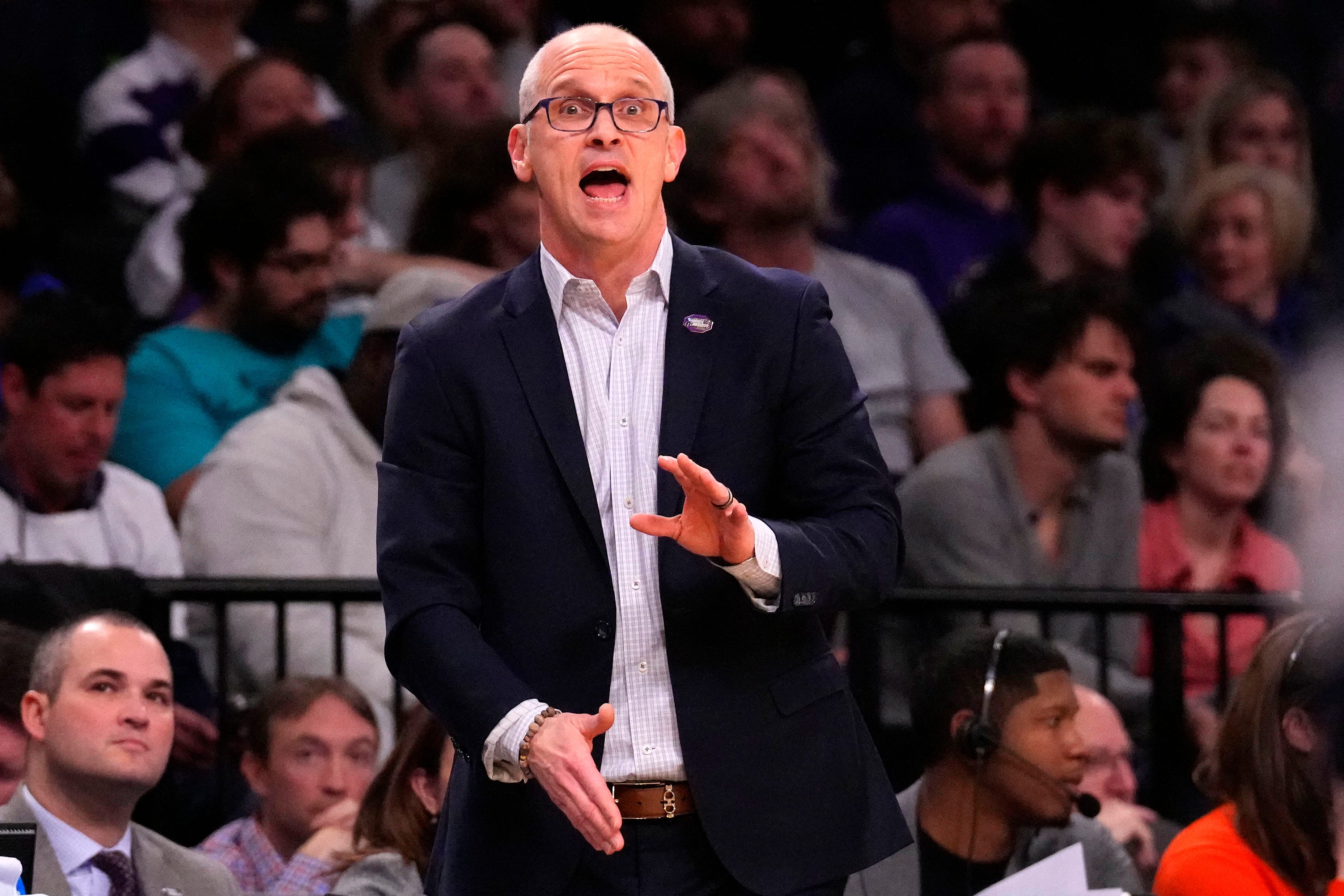 connecticut coach dan hurley on competing with nba teams: 'that's crazy talk'