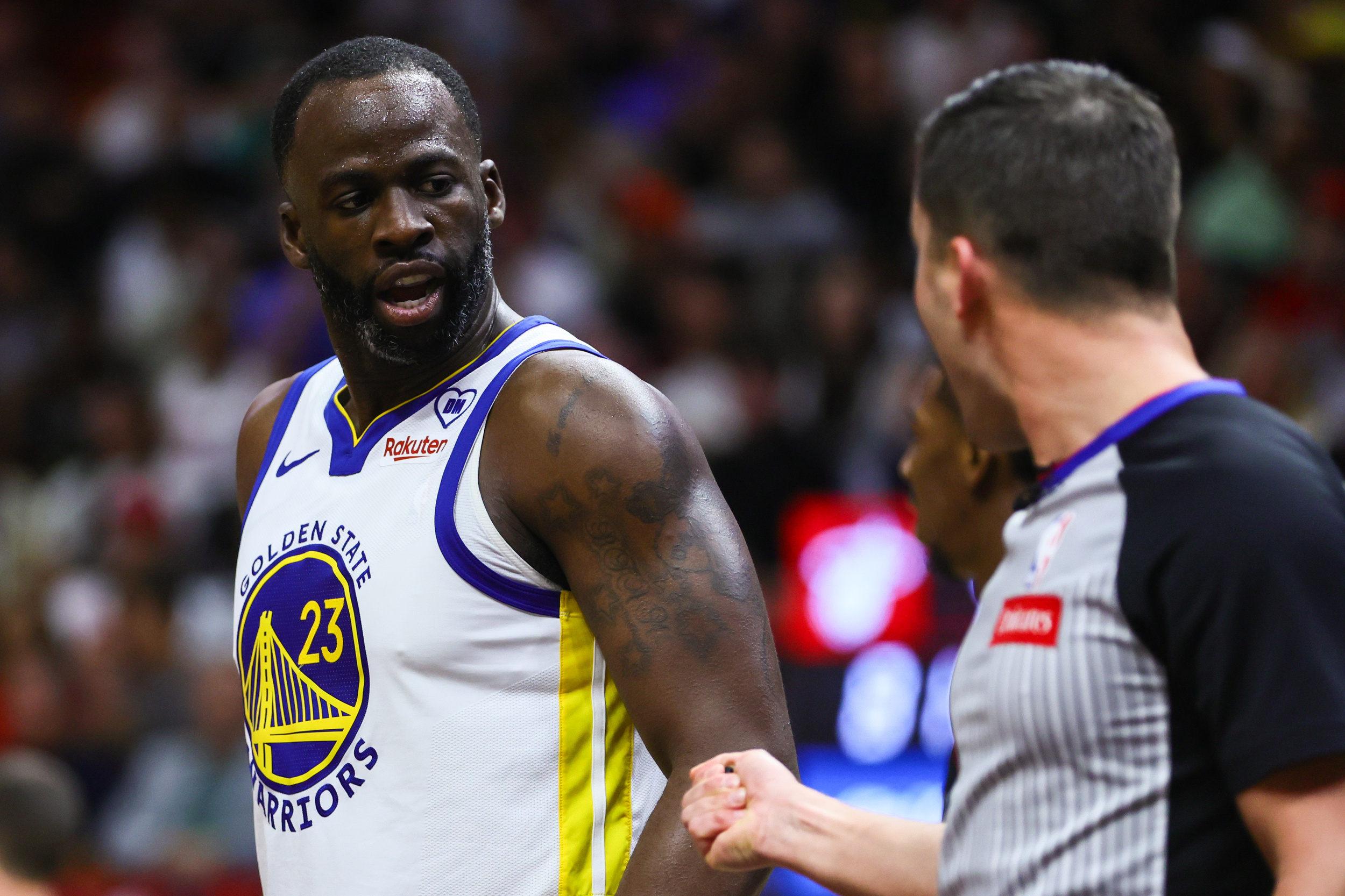 warriors' draymond green ejected minutes into wednesday's game vs. magic