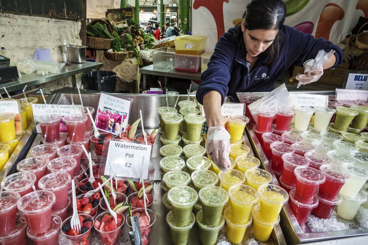 <p>Juice products, including smoothies, fresh juice, and popsicles, may not be safe in certain countries. Vendors may use the contaminated tap water to wash the fruit or blend the drinks. If the fruits have peels, the peel or skin may have been blended in, too.</p> <p>The FDA says that cooked produce is less likely to be contaminated. Fruit sauces and purees should be fine, and juices can be safe if they are washed with clean water. Bottled juices may be less contaminated than fresh-squeezed ones that people buy from a vendor.</p>