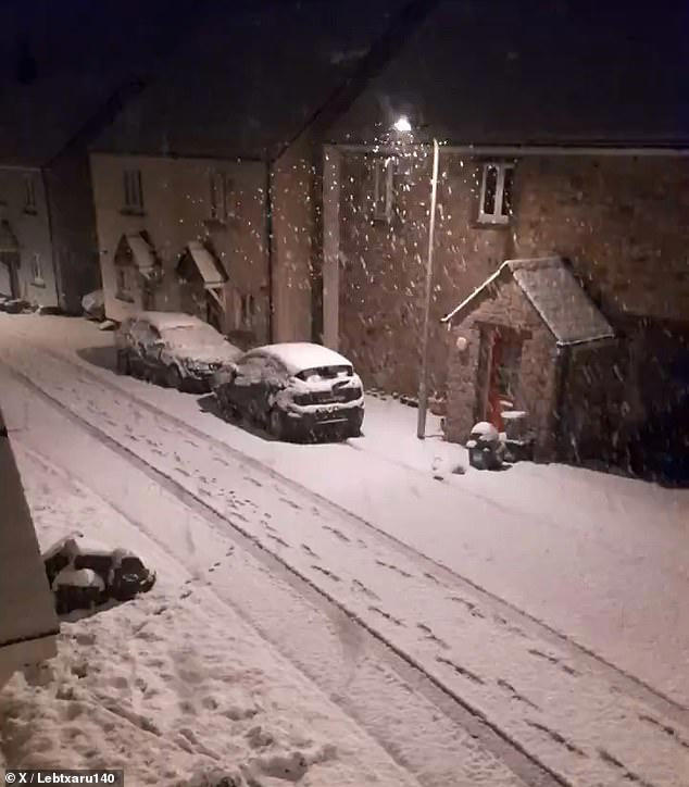 Storm Nelson arrives in UK with snow hitting Devon: Yellow warning is ...