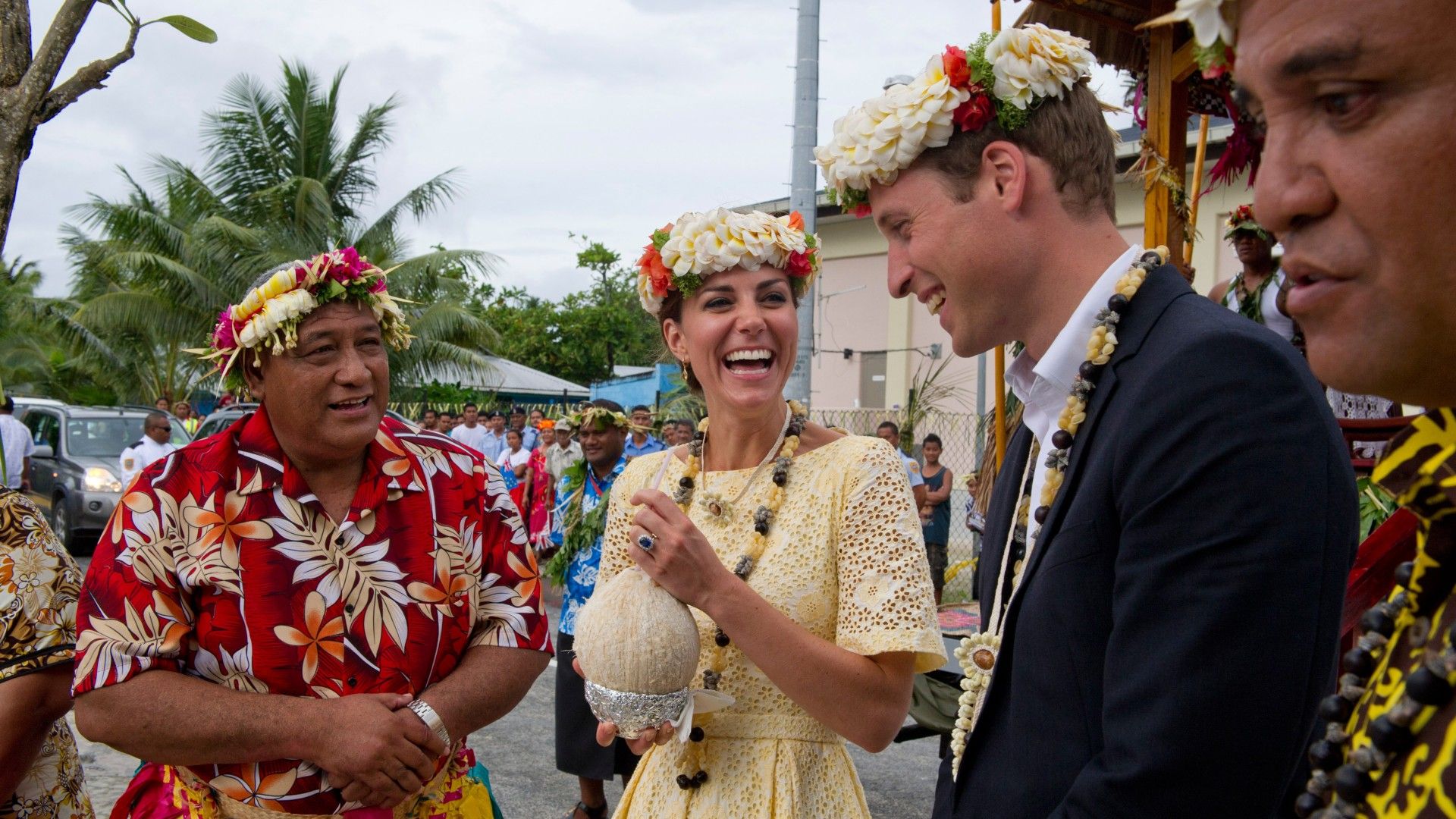 <p>                     Most people would love the refreshing, luxurious experience of drinking straight from a fresh, tropical coconut. And while Prince William and Kate Middleton clearly enjoyed getting to do just that during their 2012 visit to the South Pacific, there was something extra memorable about this moment.                   </p>                                      <p>                     The coconuts were came from a tree planted by Queen Elizabeth in 1982 - a lovely moment of past meeting present.                   </p>                                      <p>                     And then, in a full circle moment, the Duke and Duchess of Cambridge planted their own coconut trees. Perhaps we'll see future royals visiting in decades to come and doing the same.                   </p>