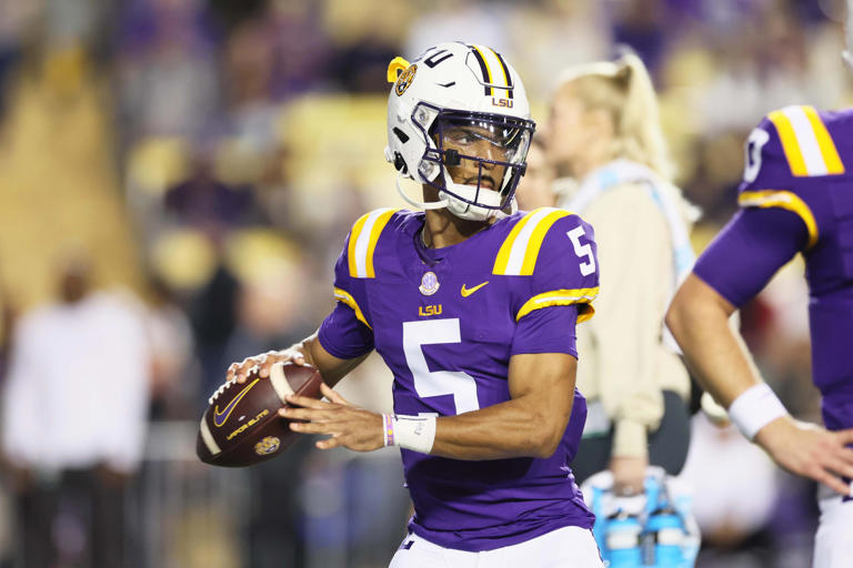 Lsu Quarterback Jayden Daniels' Pro Day A Success With Commanders In 