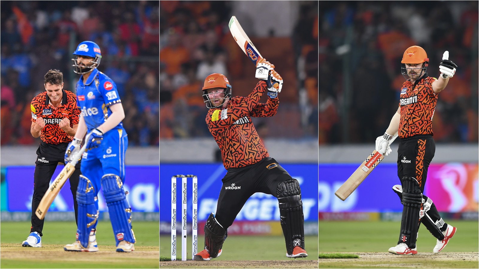 android, srh vs mi: cummins fights back for the bowlers on a day newcomer kwena maphaka has a baptism by fire against travis head & co