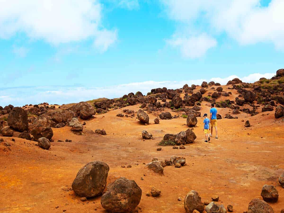 <p>But Molokai isn’t the only Hawaiian Island that slips under the radar. There’s also the tiny island of Lanai.</p><p>With just 3,000 people and no stoplights, Lanai is the epitome of small island life. But this little isle is still home to some incredible nature spots, including the <a href="https://www.gohawaii.com/islands/lanai/regions/north-lanai/Keahiakawelo" rel="nofollow noopener">Garden of the Gods</a>.</p><p>When you visit the Garden of the Gods, you’ll feel like you’ve taken a wrong turn from Hawaii and ended up on Mars. With red dirt, scattered boulders, thick fog, and whistling wind, the Garden of the Gods looks nothing like stereotypical Hawaii. But this otherworldly landscape is undoubtedly worth a visit.</p>