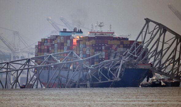 Baltimore bridge collapse: 56 containers onboard doomed Dali carried ...