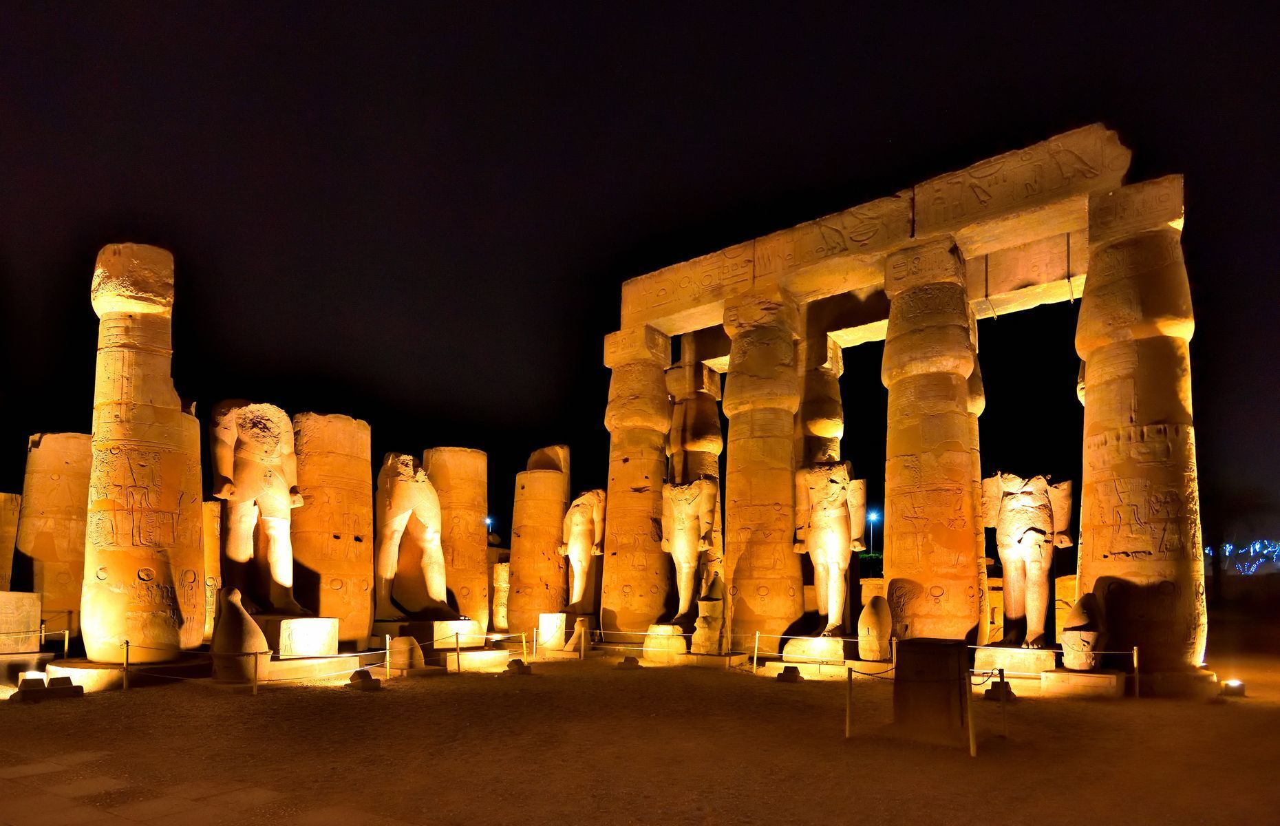 <p>Karnak, the oldest and largest religious complex from antiquity, was built over a period of <a href="https://www.introducingegypt.com/karnak-temple?_ga=2.3700278.763242201.1649002922-819378787.1649002922" rel="noreferrer noopener">two millennia in honour of various Egyptian deities</a>. In fact, the main temple, dedicated to Amun, was one of the most sacred sites in the country. In the 4th century, however, a room within the complex began to be <a href="https://www.worldhistory.org/Karnak/" rel="noreferrer noopener">used for Christian services</a>, as evidenced by the decorations still visible on the walls. The site is <a href="https://america.cgtn.com/2015/06/10/temple-of-karnak-has-drawn-visitors-for-thousands-of-years" rel="noreferrer noopener">one of the country’s most visited places</a>, welcoming <a href="https://www.macrotrends.net/countries/EGY/egypt/tourism-statistics" rel="noreferrer noopener">14 million international tourists</a> before the pandemic.</p>