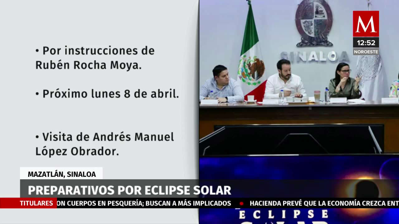 En Sinaloa, trabajan con los preparativos por eclipse solar