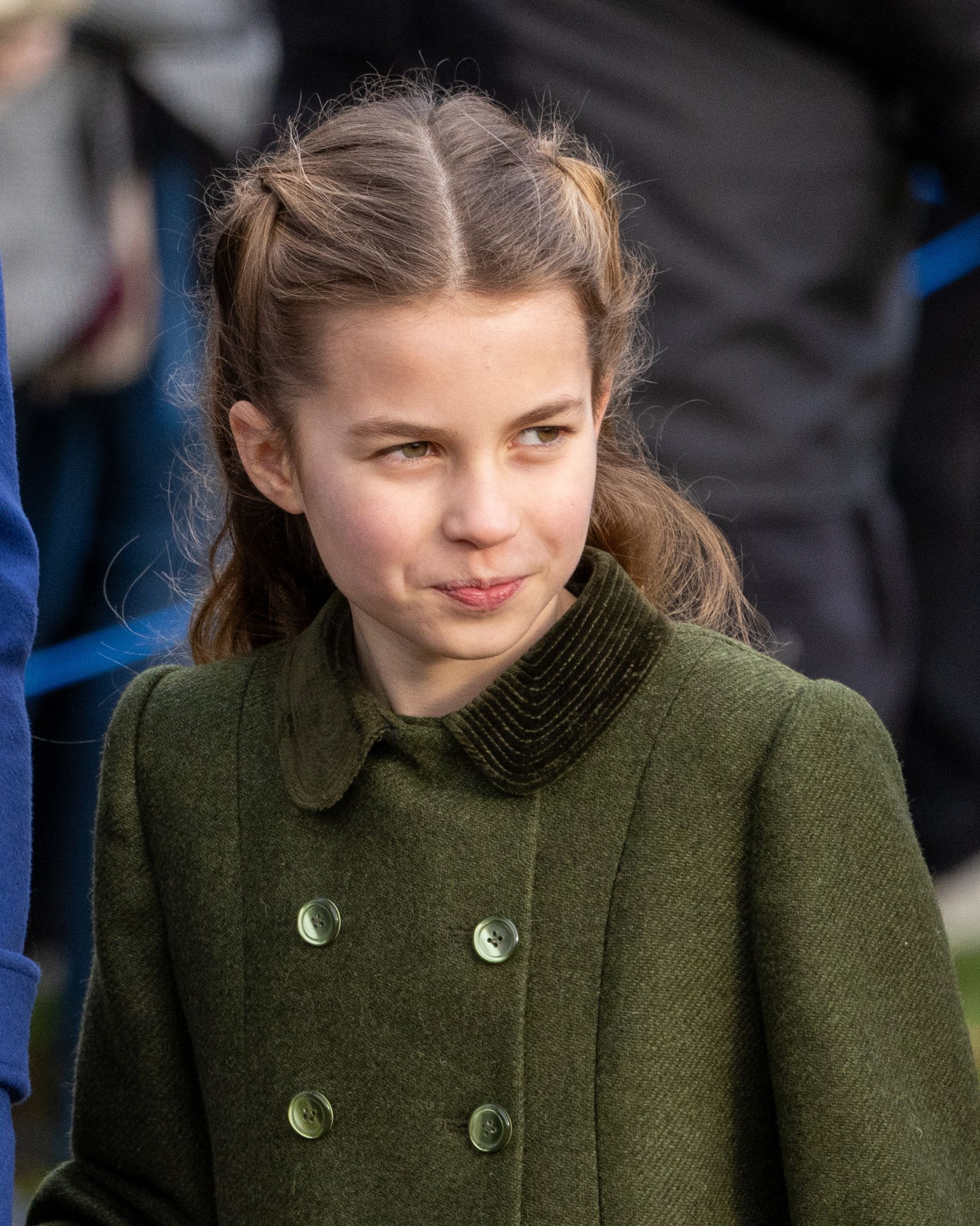 <p>Princess Charlotte attended Christmas Day church services at St. Mary Magdalene Church in Sandringham in Norfolk, England, on Dec. 25, 2023.</p>