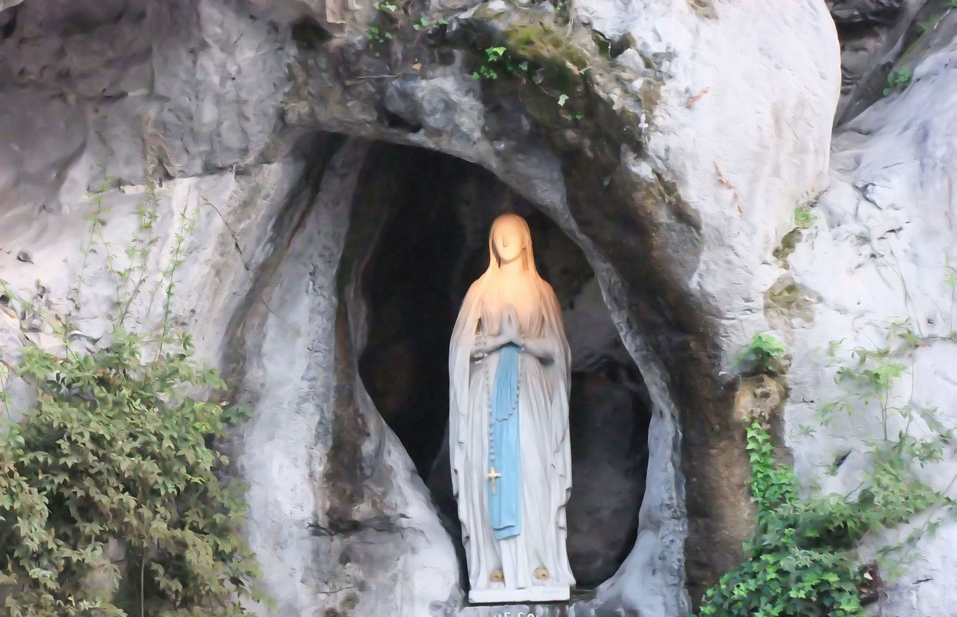 <p><a href="https://us.france.fr/en/occitanie-south-of-france/article/lourdes-0" rel="noreferrer noopener">Several million people</a> make the pilgrimage to Lourdes every year to visit the Massabielle cave, where the <a href="https://www.lourdes-france.org/en/apparitions/" rel="noreferrer noopener">Virgin appeared to Bernadette Soubirous in 1858</a>. In fact, many pilgrims are sick and come for a miraculous cure from the site’s fountains and pools of water. The sanctuary houses three basilicas as well as a modern church dedicated to Saint Bernadette.</p>