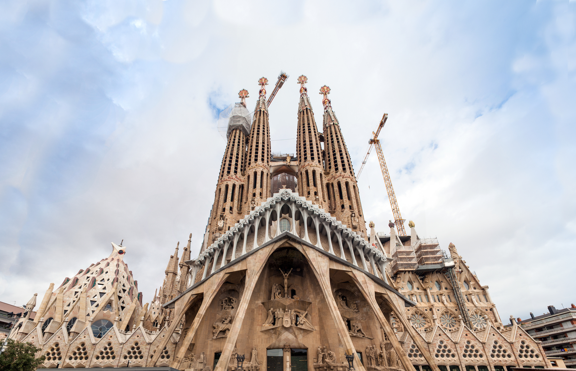 <p>Emblematic of Catalan modernism, Sagrada Familia is Spain’s most visited monument, with an annual attendance of <a href="https://sagrada-familia.fr/en/" rel="noreferrer noopener">more than 3.2 million people</a>. It was left unfinished upon the death of its architect, Antoni Gaudi, but work is now well underway thanks to funds raised by visits. The final basilica, featuring a mix of Gaudi’s favourite styles, Gothic and Art Nouveau, should be completed by 2026.</p>