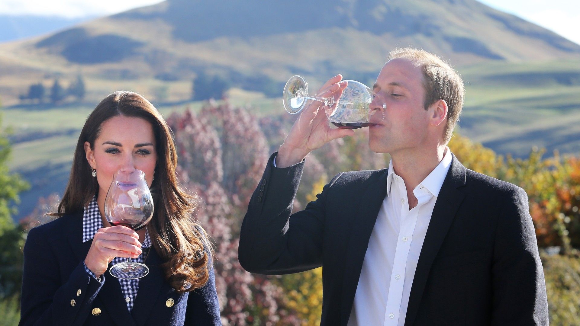 <p>                     A busy day working in New Zealand in 2014 included a trip to... a prestigious vineyard. Oh, the sacrifices these royals have to make.                   </p>                                      <p>                     In fairness to the pair, they'd had a packed itinerary and had attended church services and helped coach a kids’ rugby game earlier that same day.                   </p>                                      <p>                     They stopped off at the Amisfield Winery and Bistro in Arrowtown, near Queenstown where they got to sample one of the most famous wines, the Amisfield Pinot Noir 2011.                   </p>
