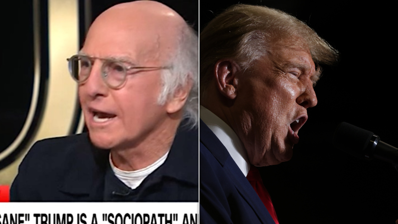 larry david absolutely loses it on 'little baby' trump: 'such a sick man'