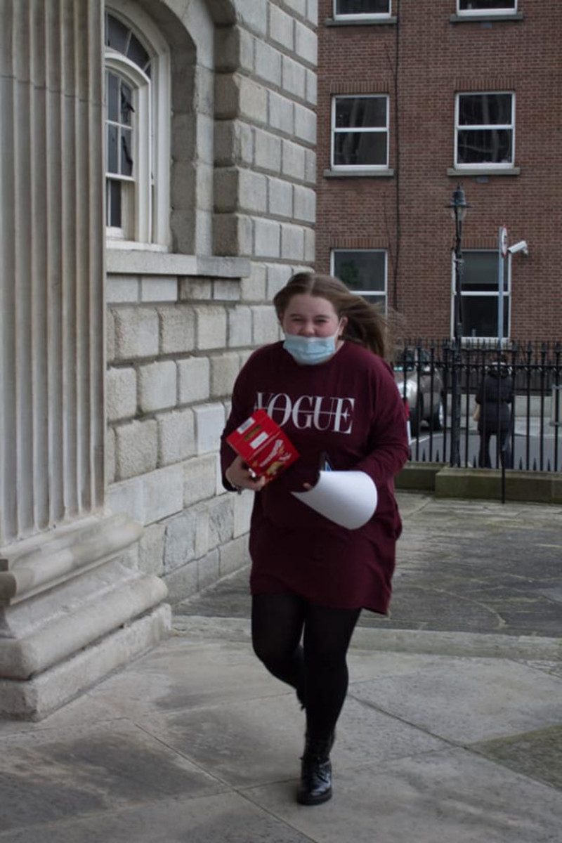 two young sisters from dublin organise easter egg drive for children in temple street hospital