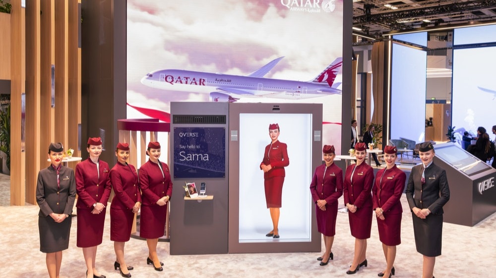 qatar airways launches first ai flight attendant sama 2.0