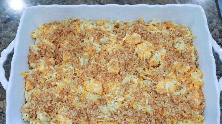 The cheesier the better with mac and cheese and this recipe has four ...