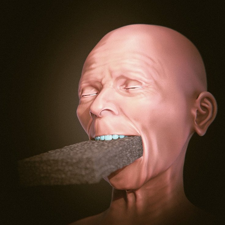 toto je benátská upírka. vědci oživili tvář ženy, kterou našli s cihlou v ústech