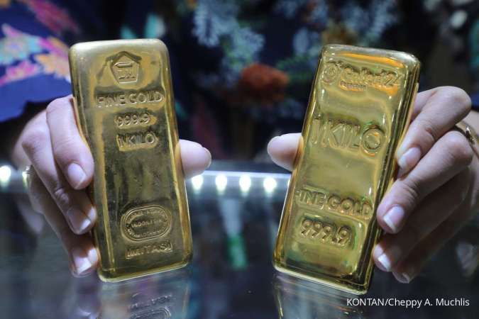 harga emas antam melonjak ke rp 1.306.000, selasa (9/4), ini pendorongnya