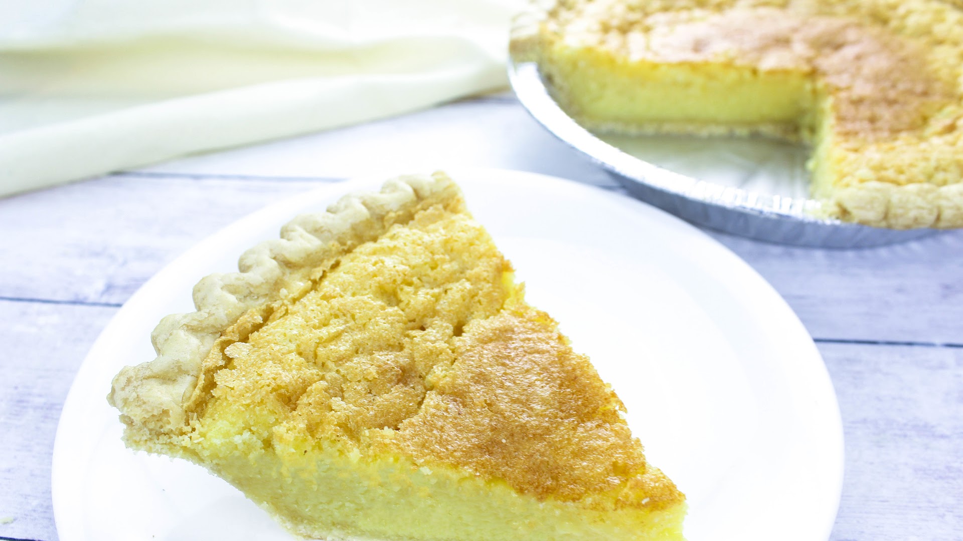 This Recipe Bakes Up The Perfect Deep Dish Chess Pie Deep Dish Buttermilk Chess Pie