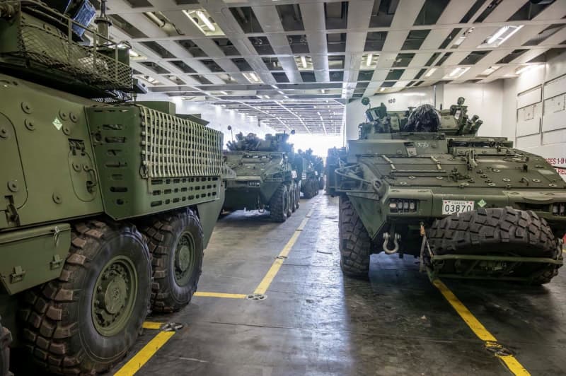 canada moved about 150 units of military equipment closer to border with russia