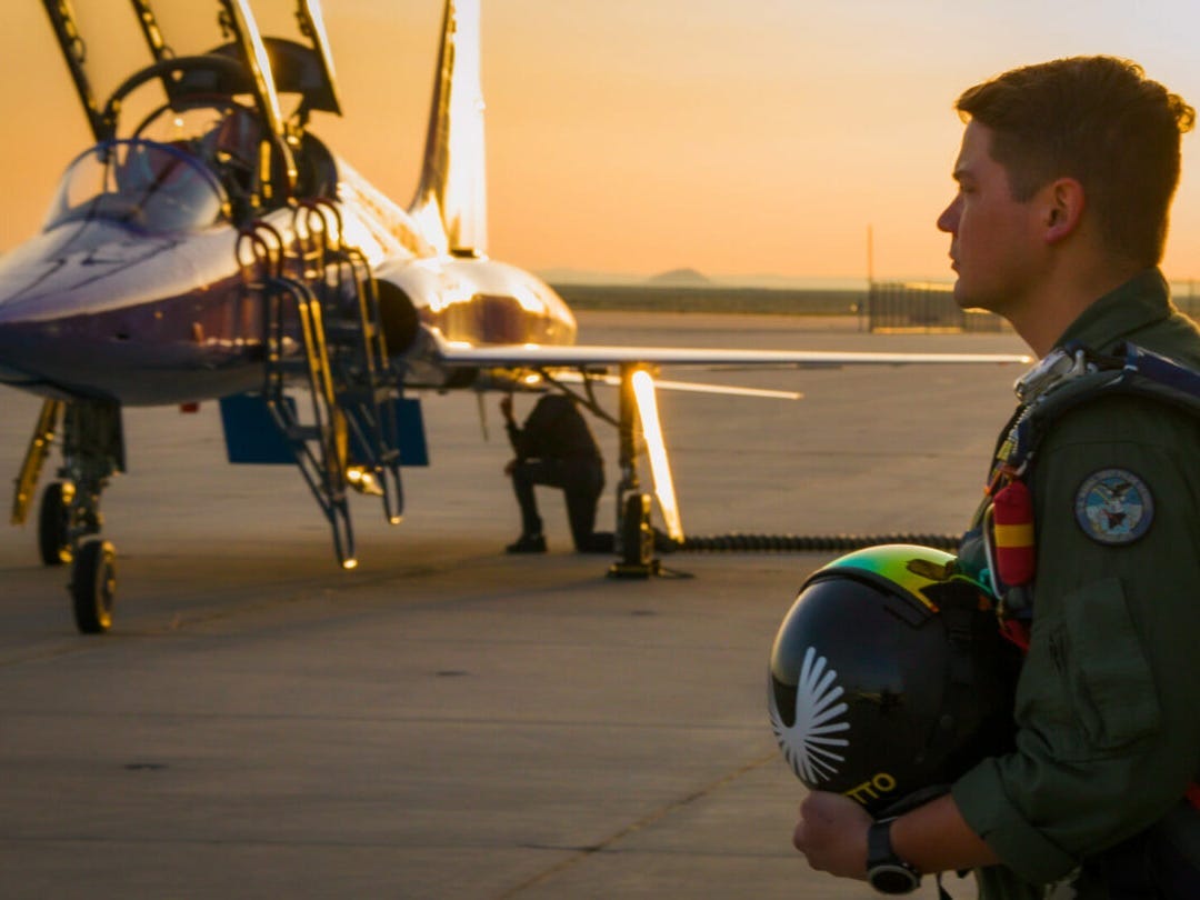 <p>According to Boom, Brandenburg is a United States Naval Test Pilot School graduate and a <a href="https://www.businessinsider.com/topgun-instructor-movies-flying-dogfighting-pretty-realistic-2024-3">TOPGUN Adversary</a>.</p><p>Brandenburg and Shoemaker completed hundreds of training hours in flight simulators for both the XB-1 and the T-38 chaser before taking the controls in test flights.</p>