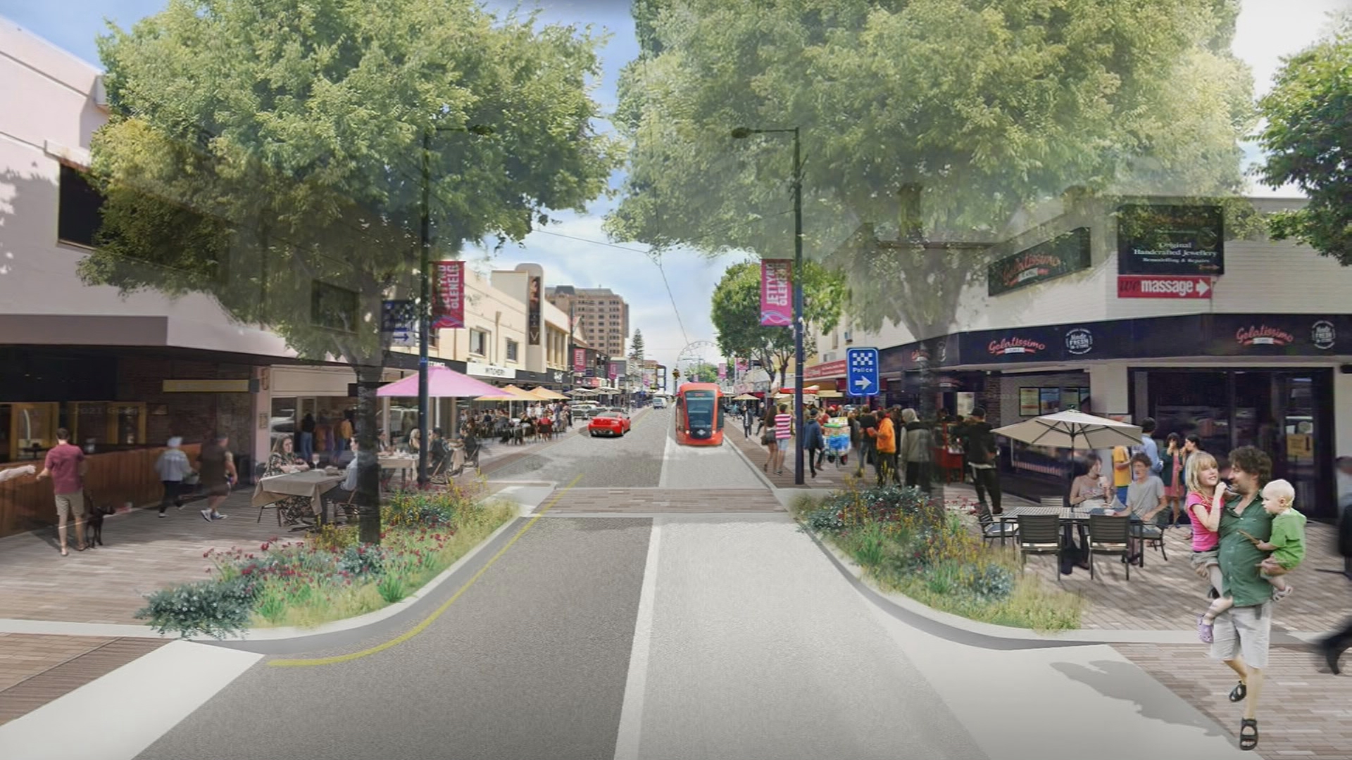 adelaide's jetty road set for $40m transformation but ratepayers to foot the bill