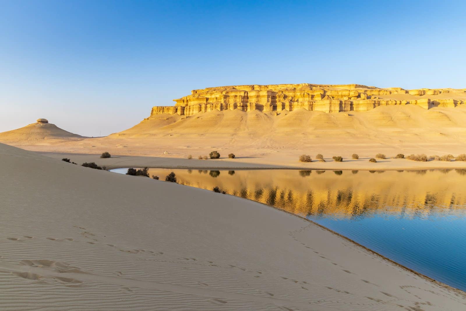 <p class="wp-caption-text">Image Credit: Shutterstock / Emily Marie Wilson</p>  <p><span>The Fayoum Oasis, a verdant haven amidst the desert, offers a glimpse into Egypt’s diverse landscapes and history. Known for its water wheels introduced by the Ptolemies, the oasis is a rich agricultural area with a history stretching back millennia. Attractions like the Wadi El Rayan waterfalls, the Whale Valley where fossils of prehistoric whales have been uncovered, and the ancient city of Karanis, reveal the oasis’s natural, historical, and cultural layers. The blend of lush landscapes, ancient ruins, and unique geological sites makes the Fayoum Oasis a captivating destination for those exploring beyond Egypt’s traditional tourist paths.</span></p>