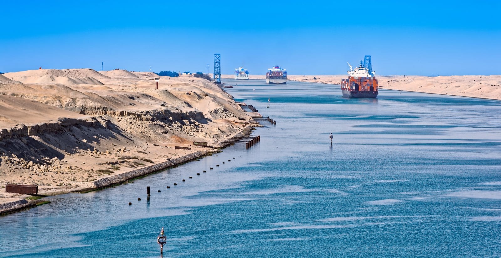 <p class="wp-caption-text">Image Credit: Shutterstock / Igor Grochev</p>  <p><span>The Suez Canal, an engineering marvel that connects the Mediterranean Sea to the Red Sea, has played a pivotal role in international trade routes since its completion in 1869. Observing the passage of ships through this man-made waterway offers a unique perspective on the complexities of global commerce and engineering. The canal’s strategic importance is matched by its historical significance, having been a focal point in international relations and conflicts. Visitors can explore the canal’s history further at the Suez Canal Authority’s museum in Ismailia, which provides comprehensive insights into its construction, operation, and impact on global navigation.</span></p>