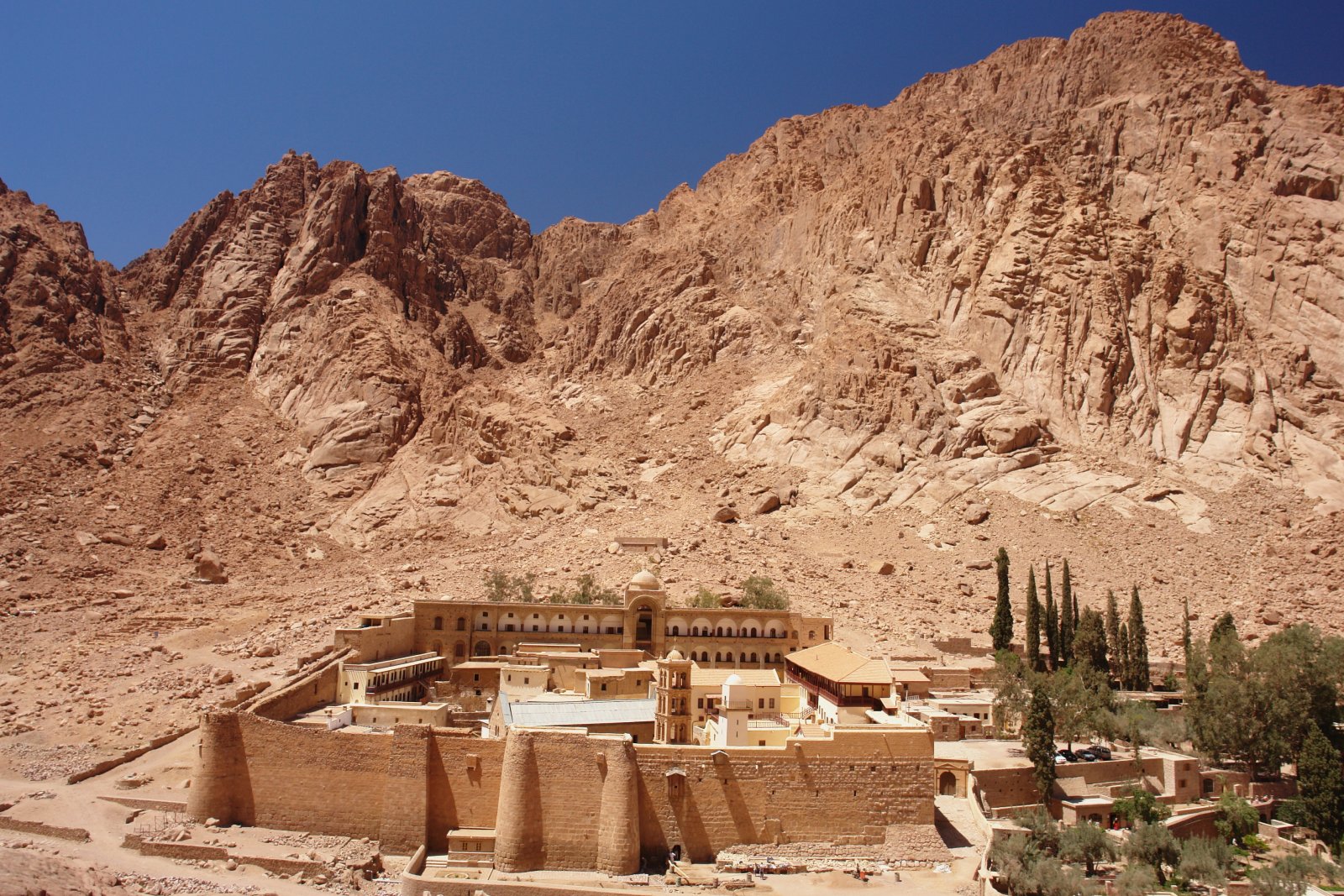 <p class="wp-caption-text">Image Credit: Shutterstock / Mildax</p>  <p><span>Mount Sinai, a mountain of profound religious and historical significance, is believed to be where Moses received the Ten Commandments. The rugged climb to its summit is rewarded with breathtaking sunrise views, a spiritual experience for many. St. Catherine’s Monastery is located at its base, an ancient Christian site home to a rich collection of religious manuscripts, icons, and art. This area’s blend of natural beauty and spiritual depth offers a reflective journey back in time, providing insights into the monotheistic religions that hold this mountain sacred.</span></p>