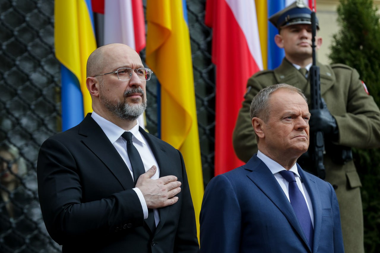 tusk po spotkaniu z premierem ukrainy: nie ma takiej siły na świecie, która podważyłaby naszą przyjaźń