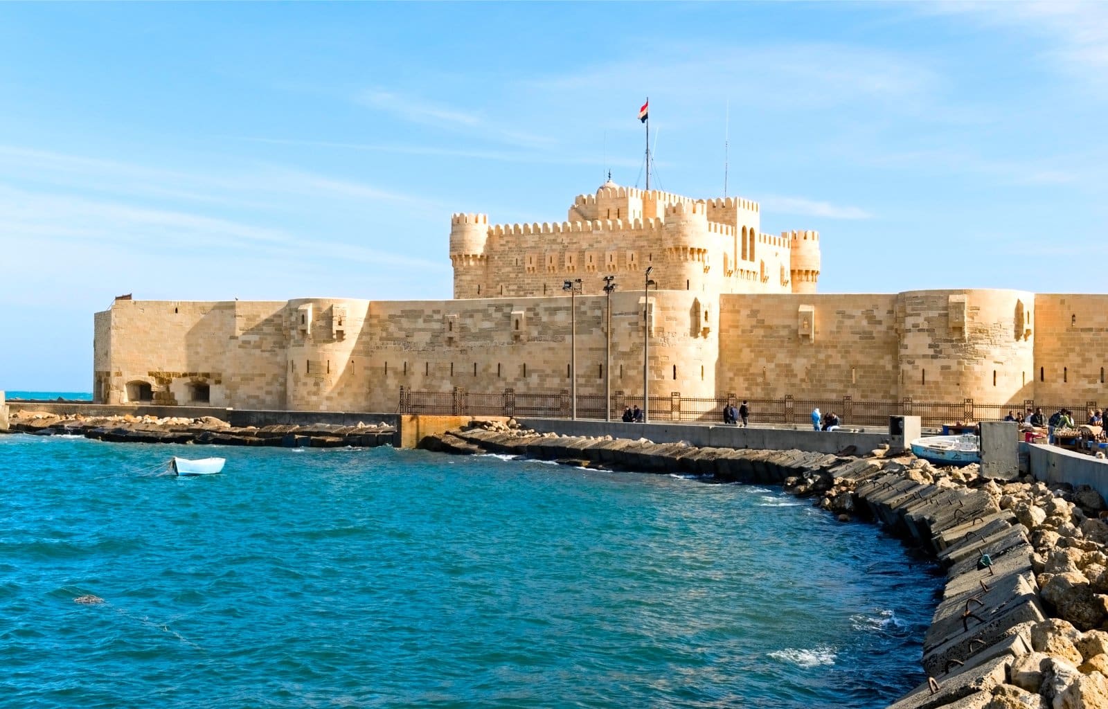 <p class="wp-caption-text">Image Credit: Shutterstock / krechet</p>  <p><span>Alexandria, the pearl of the Mediterranean, is steeped in history and culture, offering a refreshing contrast to Egypt’s inland wonders. Founded by Alexander the Great in 331 BC, this city was once the seat of learning and culture in the ancient world. Today, Alexandria invites visitors to explore its rich past through well-preserved Roman ruins, the modern Bibliotheca Alexandrina, and the serene Mediterranean Seafront. The city’s cosmopolitan atmosphere is palpable in its vibrant cafes, seafood restaurants, and bustling markets. Key historical sites include the Roman Amphitheatre, the catacombs of Kom el Shoqafa, and the Citadel of Qaitbay, which stands on the site of the ancient Lighthouse of Alexandria, one of the Seven Wonders of the Ancient World. Strolling along the Corniche, visitors can soak in the city’s bustling energy and Mediterranean breezes, offering a moment of reflection on the enduring legacy of this ancient metropolis.</span></p>
