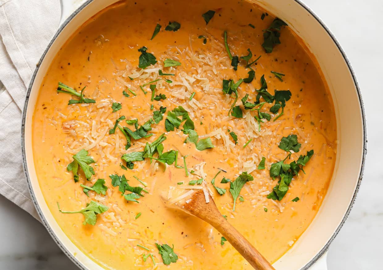 <p>When you’ve had a rough day at work, make this no-brainer soup that fills you up and feels like a hug. It’s filling enough to stand on its own as a meal. Serve it with some garlic bread for the ultimate dip-and-sip experience. Great for leftovers, too, as it reheats like a champ. Store this hearty soup in the fridge in a sealed container for up to four days, keeping those flavors locked in. When you’re ready for round two, reheat it on the stove over medium heat until it’s piping hot.<br><strong>Get the Recipe: </strong><a href="https://realbalanced.com/recipe/creamy-parmesan-sausage-soup/?utm_source=msn&utm_medium=page&utm_campaign=msn">Italian Sausage Soup</a></p>