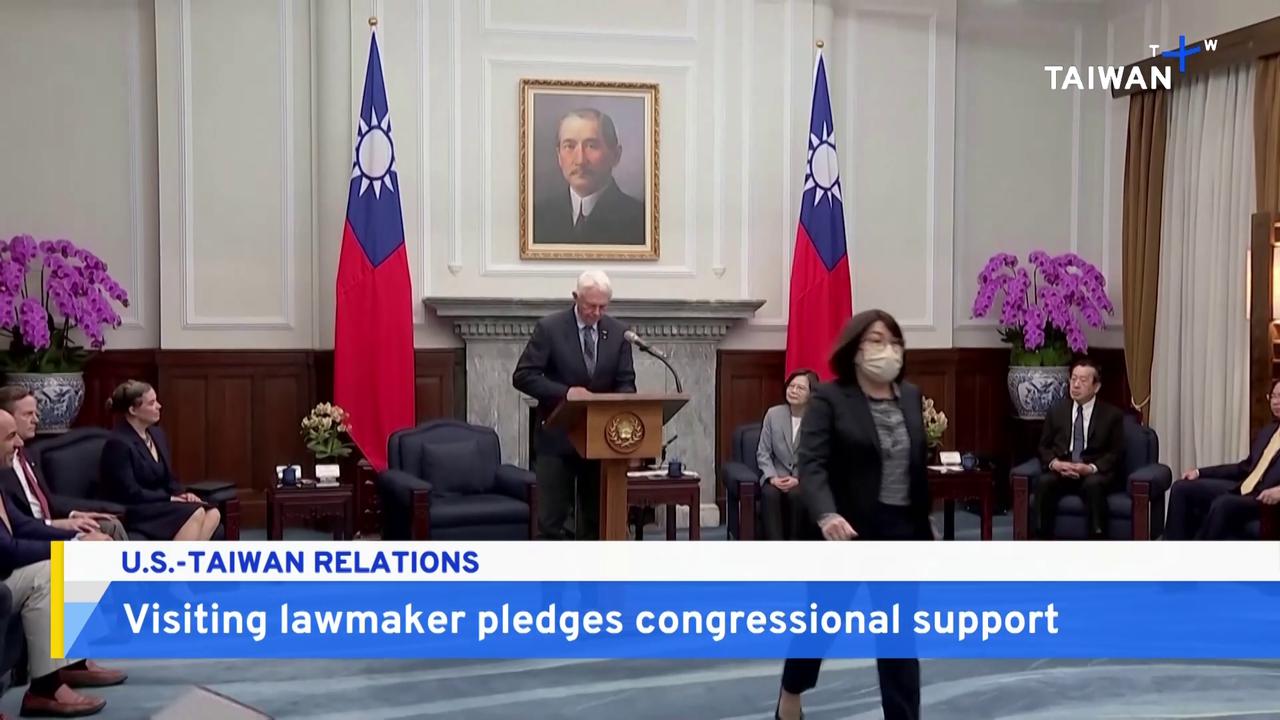 Visiting U.S. Lawmaker Pledges Commitment To Taiwan - TaiwanPlus News