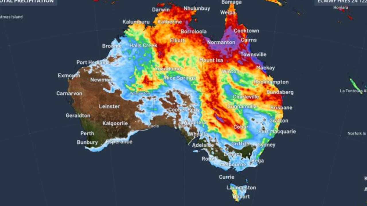 rain to sweep across australia this easter