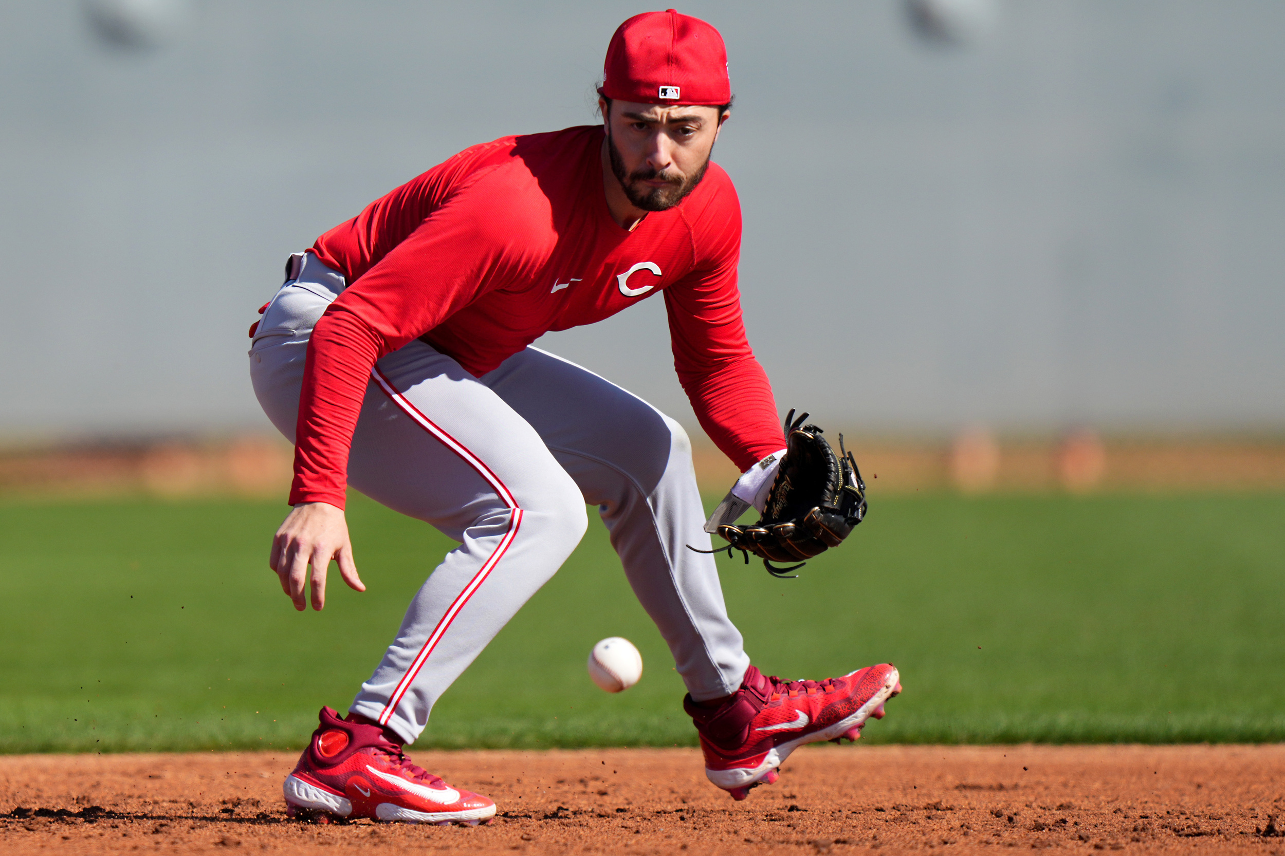 reds relying on familiar face amid depleted infield depth