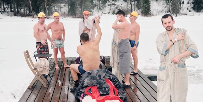 estonie, les marathoniens des saunas