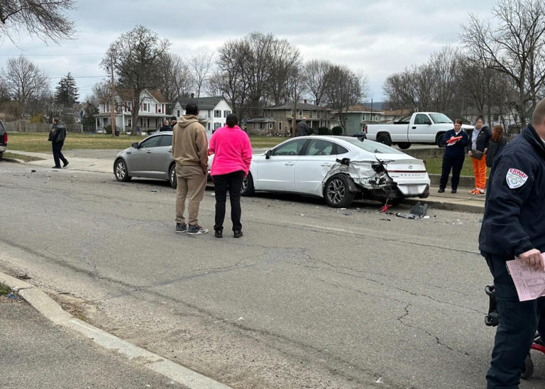 Three car crash sends one to the hospital in Elmira