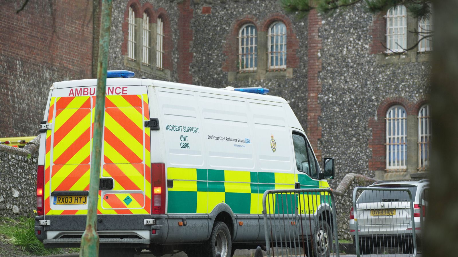 ambulance crews rushed to prison after 'medical incident'