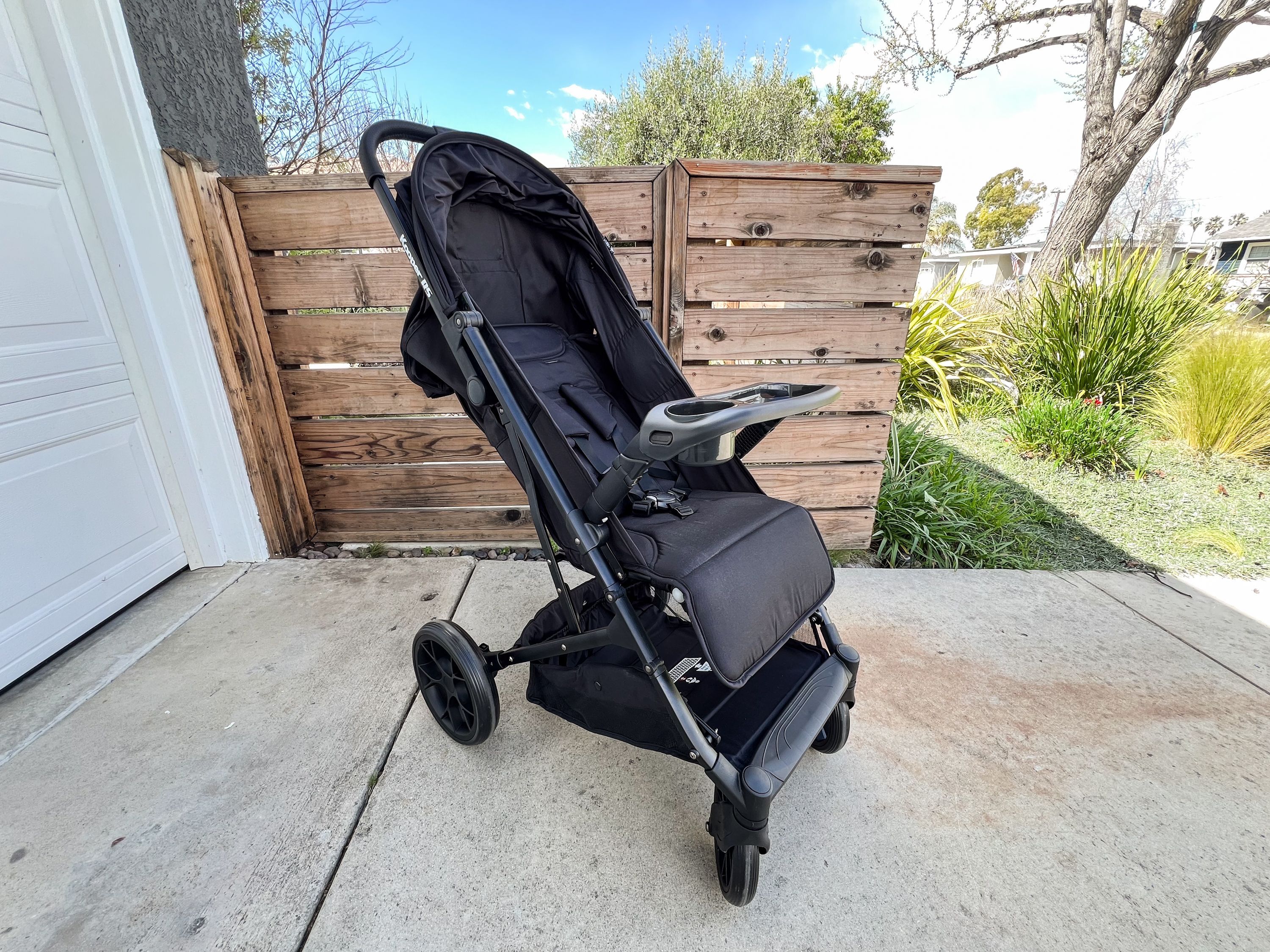 <p><strong>$259.99</strong></p><p><a href="https://www.amazon.com/Joovy-Kooper-Single-Stroller-Lightweight/dp/B09WZL6DH2?tag=syndication-20&ascsubtag=%5Bartid%7C2089.g.60267433%5Bsrc%7Cmsn-us">Shop Now</a></p><p>In addition to its all-terrain wheels and easy maneuverability, a major perk of Joovy’s Kooper travel stroller is its washable fabric. The fabric is removable and machine washable, so you don’t have to spot clean every time your kid drops food — which, if your child is anything like mine, is constant.</p><p>A three-panel, water-repellent canopy provides excellent sun coverage, but it’s the fourth hidden panel that’s really noteworthy, which I discovered when testing the stroller with a kiddo who really, really was not happy with the sun in his eyes. That panel provides UPF 50+ coverage almost all the way to the snack tray. Although the seat doesn’t recline entirely, you can lower it using only one hand, which is huge.</p><p>Snacktime doesn’t have to end when it’s stroller time as the stroller features a swing-open snack tray and cup holder. There’s also a mesh cup holder and a zippered pocket built into the back of the stroller for grownups, and a good-sized storage basket on the bottom can hold up to 15 pounds.</p><p>If you’re giving this as a gift, the Kooper accommodates a 3-month-old to a child up to 55 pounds, but you can also purchase the <a href="https://www.amazon.com/JOOVY-Kooper-Universal-Seat-Adapter/dp/B07NFT83VG?tag=syndication-20&ascsubtag=%5Bartid%7C2089.g.60267433%5Bsrc%7Cmsn-us">Kooper car seat adapter</a> separately to use an infant car seat.</p><p>Again, Cat Bowen is a big, big fan of this stroller, loving the fold, but also loving the easy hand holds this stroller has when it's folded that not all travel strollers have. </p>