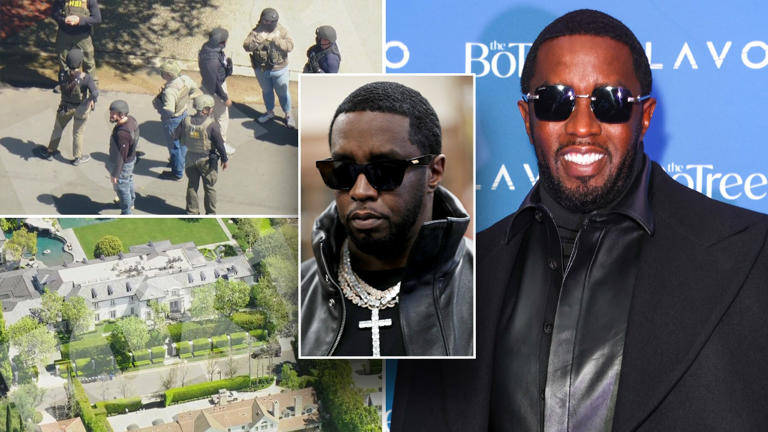 Sean Combs' LA house was raided by Homeland Security officials Monday as part of an ongoing investigation. It's unclear if the rapper was home at the time.