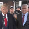 Trump pledges to combat crime while attending wake for NYPD officer<br>