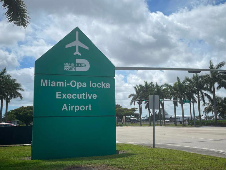 Miami-Opa locka Executive Airport is at 14201 NW 42nd Ave. in Opa locka, Florida.