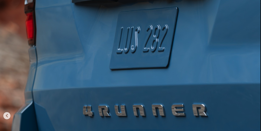 2025 toyota 4runner teased in new photo as reveal approaches